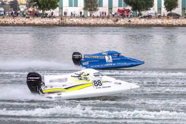 Portimao, Portekiz: 20 Mayıs, 2018 - Portekizce Grand Prix - F1 yarış olay 2018 Edition Powerboat Portimao Arade Nehri üzerinde Portekiz düzenlenen.