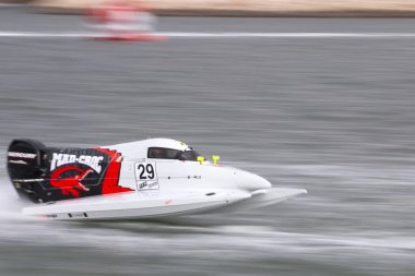 Portimao, Portekiz: 20 Mayıs, 2018 - Portekizce Grand Prix - F1 yarış olay 2018 Edition Powerboat Portimao Arade Nehri üzerinde Portekiz düzenlenen.