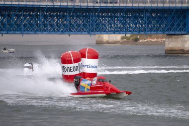 Portimao, Portekiz: 20 Mayıs, 2018 - Portekizce Grand Prix - F1 yarış olay 2018 Edition Powerboat Portimao Arade Nehri üzerinde Portekiz düzenlenen.