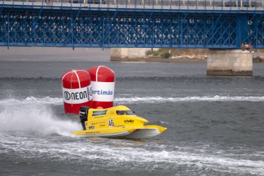 Portimao, Portekiz: 20 Mayıs, 2018 - Portekizce Grand Prix - F1 yarış olay 2018 Edition Powerboat Portimao Arade Nehri üzerinde Portekiz düzenlenen.