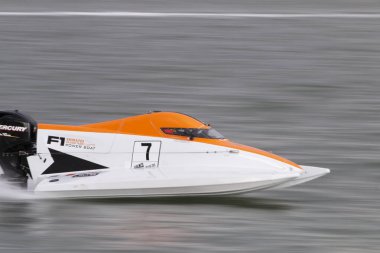 Portimao, Portekiz: 20 Mayıs, 2018 - Portekizce Grand Prix - F1 yarış olay 2018 Edition Powerboat Portimao Arade Nehri üzerinde Portekiz düzenlenen.