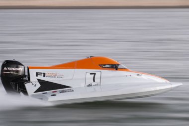 Portimao, Portekiz: 20 Mayıs, 2018 - Portekizce Grand Prix - F1 yarış olay 2018 Edition Powerboat Portimao Arade Nehri üzerinde Portekiz düzenlenen.