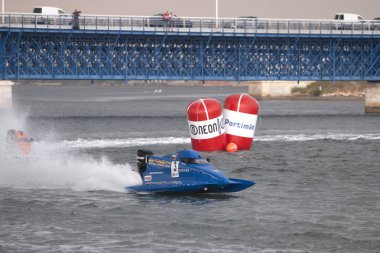 Portimao, Portekiz: 20 Mayıs, 2018 - Portekizce Grand Prix - F1 yarış olay 2018 Edition Powerboat Portimao Arade Nehri üzerinde Portekiz düzenlenen.