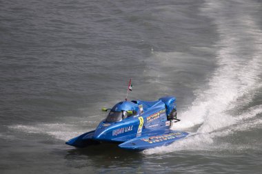 Portimao, Portekiz: 20 Mayıs, 2018 - Portekizce Grand Prix - F1 yarış olay 2018 Edition Powerboat Portimao Arade Nehri üzerinde Portekiz düzenlenen.
