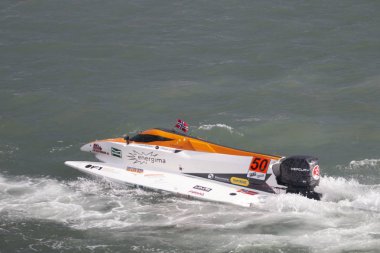 Portimao, Portekiz: 20 Mayıs, 2018 - Portekizce Grand Prix - F1 yarış olay 2018 Edition Powerboat Portimao Arade Nehri üzerinde Portekiz düzenlenen.