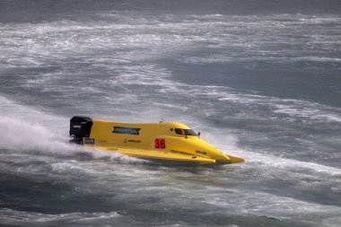 Portimao, Portekiz: 20 Mayıs, 2018 - Portekizce Grand Prix - F1 yarış olay 2018 Edition Powerboat Portimao Arade Nehri üzerinde Portekiz düzenlenen.