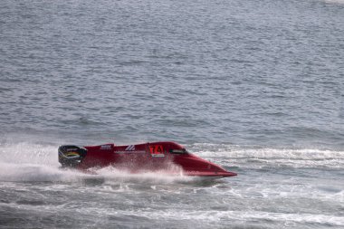 Portimao, Portekiz: 20 Mayıs, 2018 - Portekizce Grand Prix - F1 yarış olay 2018 Edition Powerboat Portimao Arade Nehri üzerinde Portekiz düzenlenen.