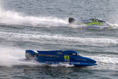 Portimao, Portekiz: 20 Mayıs, 2018 - Portekizce Grand Prix - F1 yarış olay 2018 Edition Powerboat Portimao Arade Nehri üzerinde Portekiz düzenlenen.