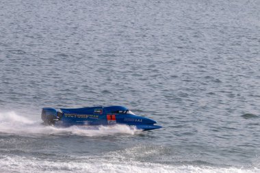 Portimao, Portekiz: 20 Mayıs, 2018 - Portekizce Grand Prix - F1 yarış olay 2018 Edition Powerboat Portimao Arade Nehri üzerinde Portekiz düzenlenen.