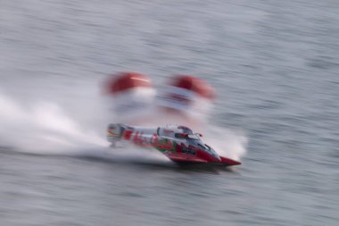 Portimao, Portekiz: 20 Mayıs, 2018 - Portekizce Grand Prix - F1 yarış olay 2018 Edition Powerboat Portimao Arade Nehri üzerinde Portekiz düzenlenen.