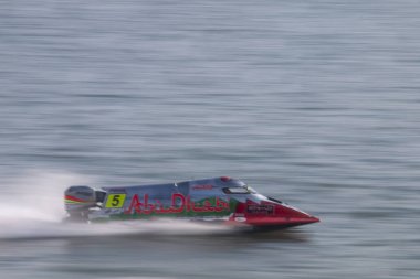 Portimao, Portekiz: 20 Mayıs, 2018 - Portekizce Grand Prix - F1 yarış olay 2018 Edition Powerboat Portimao Arade Nehri üzerinde Portekiz düzenlenen.