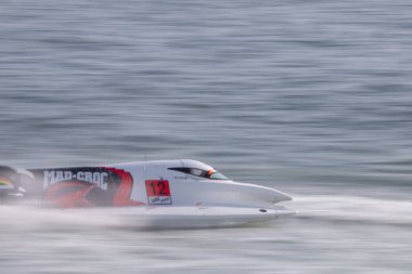 Portimao, Portekiz: 20 Mayıs, 2018 - Portekizce Grand Prix - F1 yarış olay 2018 Edition Powerboat Portimao Arade Nehri üzerinde Portekiz düzenlenen.