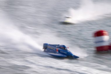 Portimao, Portekiz: 20 Mayıs, 2018 - Portekizce Grand Prix - F1 yarış olay 2018 Edition Powerboat Portimao Arade Nehri üzerinde Portekiz düzenlenen.