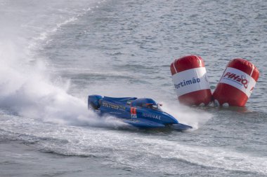 Portimao, Portekiz: 20 Mayıs, 2018 - Portekizce Grand Prix - F1 yarış olay 2018 Edition Powerboat Portimao Arade Nehri üzerinde Portekiz düzenlenen.