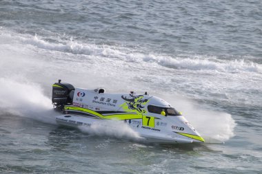Portimao, Portekiz: 20 Mayıs, 2018 - Portekizce Grand Prix - F1 yarış olay 2018 Edition Powerboat Portimao Arade Nehri üzerinde Portekiz düzenlenen.
