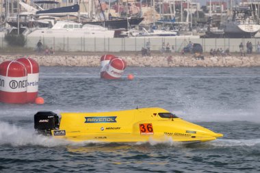 Portimao, Portekiz: 20 Mayıs, 2018 - Portekizce Grand Prix - F1 yarış olay 2018 Edition Powerboat Portimao Arade Nehri üzerinde Portekiz düzenlenen.