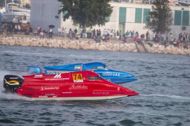 Portimao, Portekiz: 20 Mayıs, 2018 - Portekizce Grand Prix - F1 yarış olay 2018 Edition Powerboat Portimao Arade Nehri üzerinde Portekiz düzenlenen.