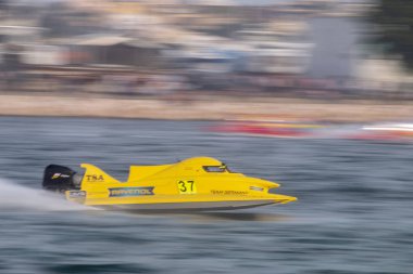 Portimao, Portekiz: 20 Mayıs, 2018 - Portekizce Grand Prix - F1 yarış olay 2018 Edition Powerboat Portimao Arade Nehri üzerinde Portekiz düzenlenen.