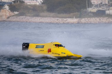 Portimao, Portekiz: 20 Mayıs, 2018 - Portekizce Grand Prix - F1 yarış olay 2018 Edition Powerboat Portimao Arade Nehri üzerinde Portekiz düzenlenen.