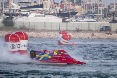 Portimao, Portekiz: 20 Mayıs, 2018 - Portekizce Grand Prix - F1 yarış olay 2018 Edition Powerboat Portimao Arade Nehri üzerinde Portekiz düzenlenen.
