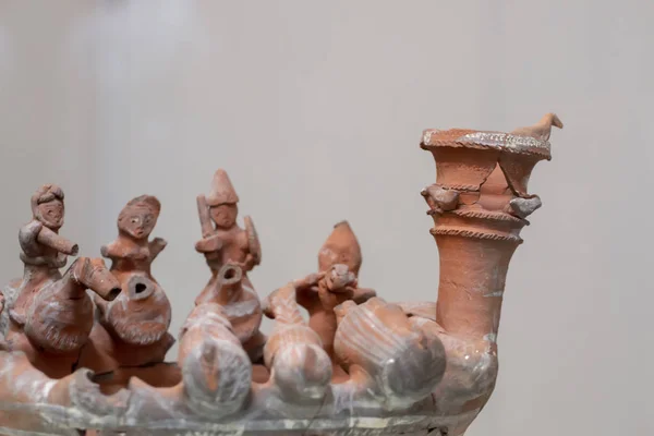 Rzadkie Starożytnej Ceramicznych Artefaktem Nazwie Wazon Tavira Pod Okupacją Maurów — Zdjęcie stockowe