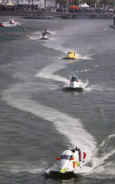 Portimao Portugal Mei 2018 Snelle Powerboat Race Een Rivier Portimao — Stockfoto