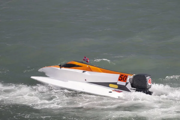 Portimao Στην Πορτογαλία 20Η Μαΐου 2018 Γρήγορη Powerboat Αγωνιστικά Ένα — Φωτογραφία Αρχείου