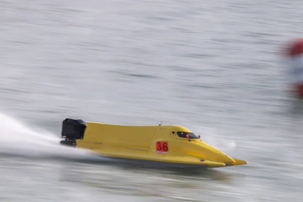 Portimao Portugal 20Th May 2018 Fast Powerboat Racing River Portimao — Stock Photo, Image