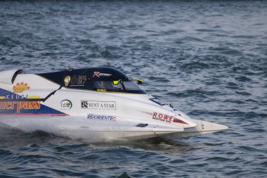 Portimao, Portekiz: 20 Mayıs, 2018 - Portekizce Grand Prix - F1 yarış olay 2018 Edition Powerboat Portimao Arade Nehri üzerinde Portekiz düzenlenen.