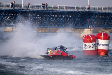 Portimao, Portekiz: 20 Mayıs, 2018 - Portekizce Grand Prix - F1 yarış olay 2018 Edition Powerboat Portimao Arade Nehri üzerinde Portekiz düzenlenen.