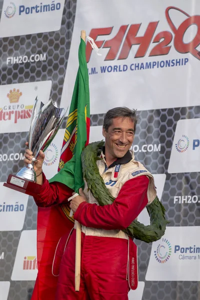 Portimão Portugalia Maja 2018 Pedro Fortuna Miejsce Zwycięzca Grand Prix — Zdjęcie stockowe