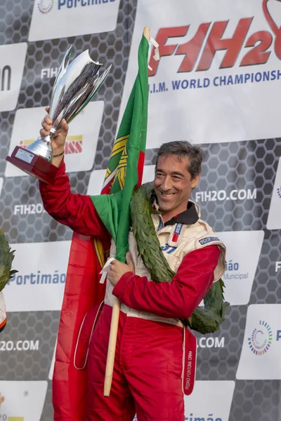 Portimão Portugalia Maja 2018 Pedro Fortuna Miejsce Zwycięzca Grand Prix — Zdjęcie stockowe