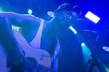 Faro, Portekiz: 30 Ağustos, 2018 - müzik grubu, pirinç tel Orkestrası, Festival F üzerinde gerçekleştirir