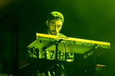 Faro, Portekiz: 30 Ağustos, 2018 - müzik grubu, pirinç tel Orkestrası, Festival F üzerinde gerçekleştirir