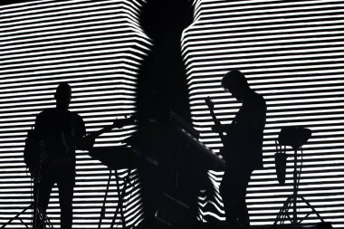 Faro, Portekiz: 31 Ağustos, 2018 - müzik sanatçı, Diogo Piarra, Festival F üzerinde gerçekleştirir