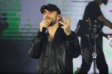 Faro, Portekiz: 31 Ağustos, 2018 - müzik sanatçı, Diogo Piarra, Festival F üzerinde gerçekleştirir