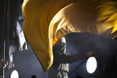 Faro, Portekiz: 31 Ağustos, 2018 - müzik sanatçı, Diogo Piarra, Festival F üzerinde gerçekleştirir