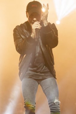 Faro, Portekiz: 31 Ağustos, 2018 - müzik sanatçı, Diogo Piarra, Festival F üzerinde gerçekleştirir