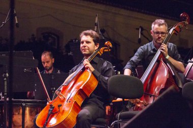 Faro, Portekiz: 30 Ağustos, 2018 - müzik essamble, Güney Klasik orkestra, Festival F üzerinde gerçekleştirir