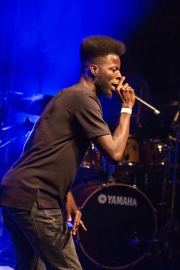 Faro, Portekiz: 30 Ağustos, 2018 - müzik grubu, Papillon, Festival F üzerinde gerçekleştirir