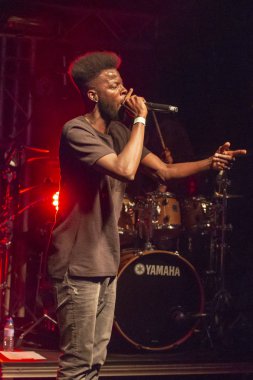 Faro, Portekiz: 30 Ağustos, 2018 - müzik grubu, Papillon, Festival F üzerinde gerçekleştirir