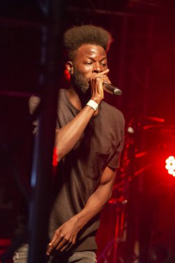 Faro, Portekiz: 30 Ağustos, 2018 - müzik grubu, Papillon, Festival F üzerinde gerçekleştirir