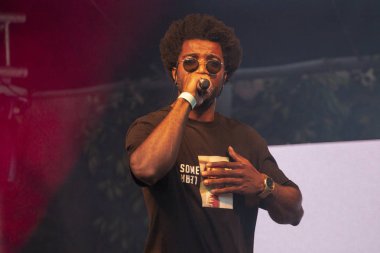 Faro, Portekiz: 30 Ağustos, 2018 - müzik grubu, Sacik kaş, Festival F üzerinde gerçekleştirir