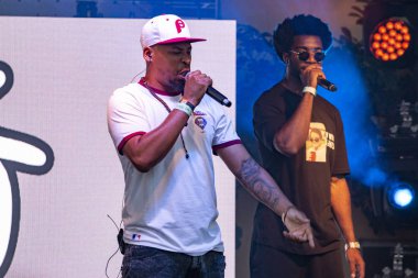 Faro, Portekiz: 30 Ağustos, 2018 - müzik grubu, Sacik kaş, Festival F üzerinde gerçekleştirir