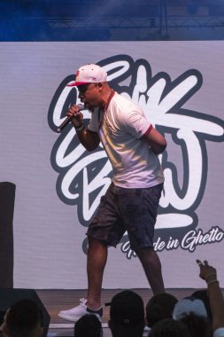 Faro, Portekiz: 30 Ağustos, 2018 - müzik grubu, Sacik kaş, Festival F üzerinde gerçekleştirir