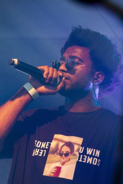 Faro, Portekiz: 30 Ağustos, 2018 - müzik grubu, Sacik kaş, Festival F üzerinde gerçekleştirir