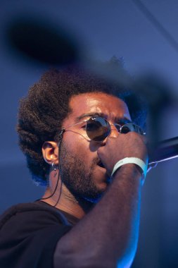 Faro, Portekiz: 30 Ağustos, 2018 - müzik grubu, Sacik kaş, Festival F üzerinde gerçekleştirir