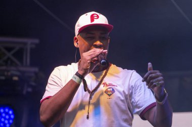 Faro, Portekiz: 30 Ağustos, 2018 - müzik grubu, Sacik kaş, Festival F üzerinde gerçekleştirir