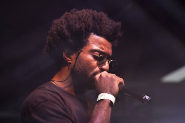 Faro, Portekiz: 30 Ağustos, 2018 - müzik grubu, Sacik kaş, Festival F üzerinde gerçekleştirir