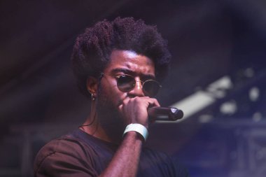 Faro, Portekiz: 30 Ağustos, 2018 - müzik grubu, Sacik kaş, Festival F üzerinde gerçekleştirir